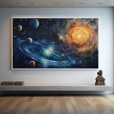 Planets Space Painting